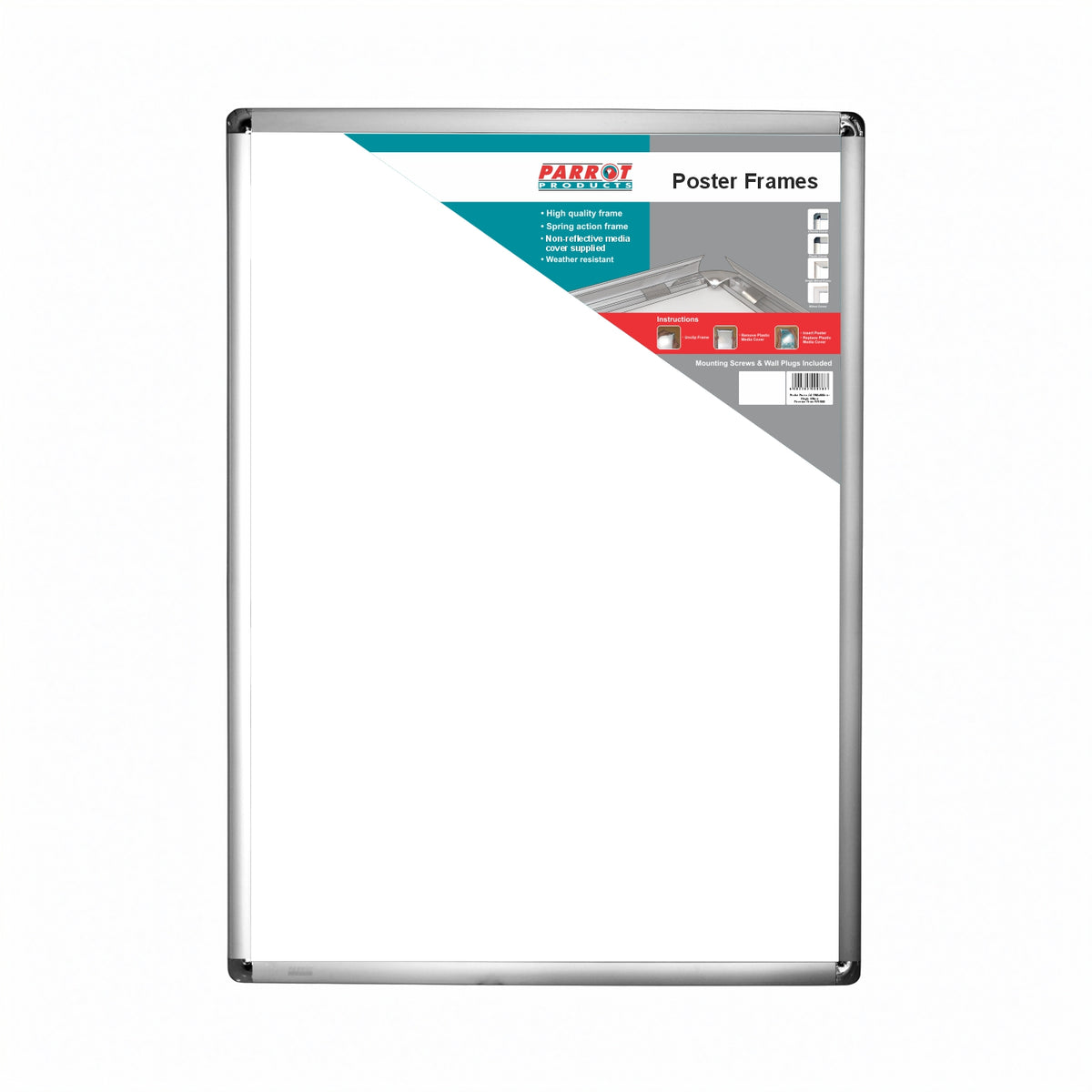 POSTER FRAME A1 900*655MM CHROME CORNER