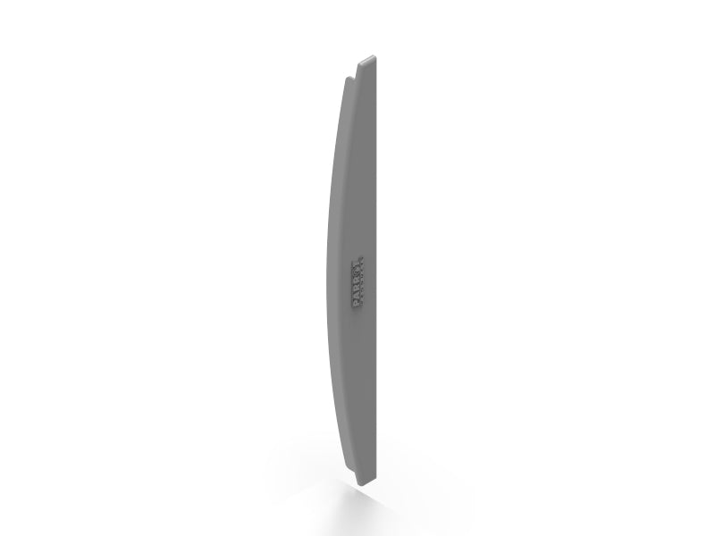 SIGN FRAME SINGLE SIDED END CAP 210MM