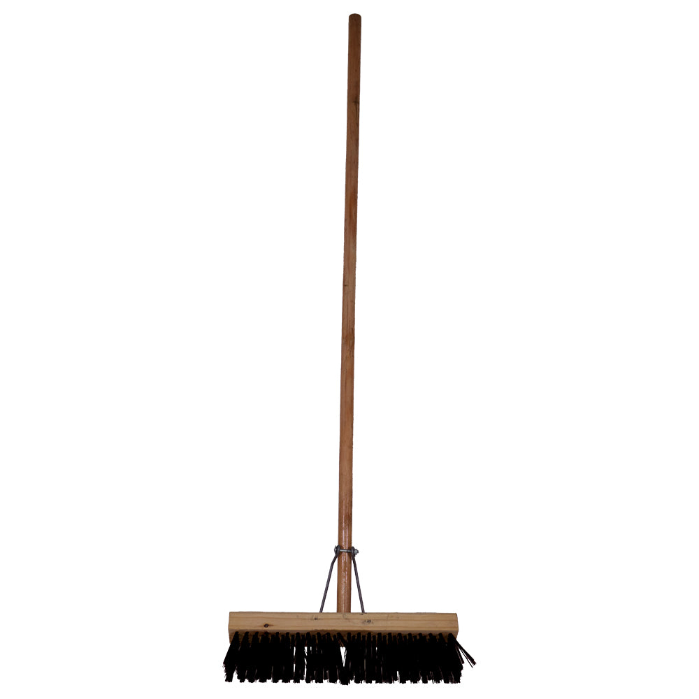 Platform Broom Black - Soft Fibre 305mm (12")