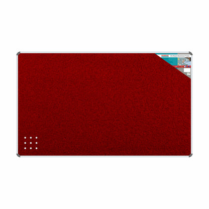 INFO BOARD ALUMINIUM FRAME 2400*1200MM BURGANDY