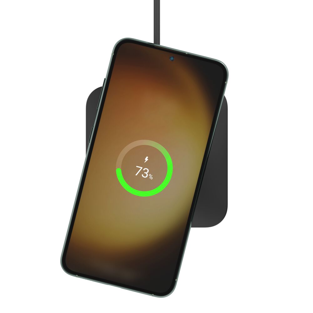 Belkin - BoostCharge Pro Universal Easy Align Wireless Charging Pad 15 Watt - Black