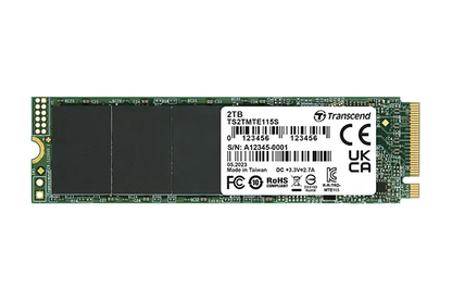 TRANSCEND 250GB MTE115S PCI-E GEN 3x4 M.2 2280 SSD 3D NAND - 3200 MB/s Read 1300 MB/s Write - 100 TBW