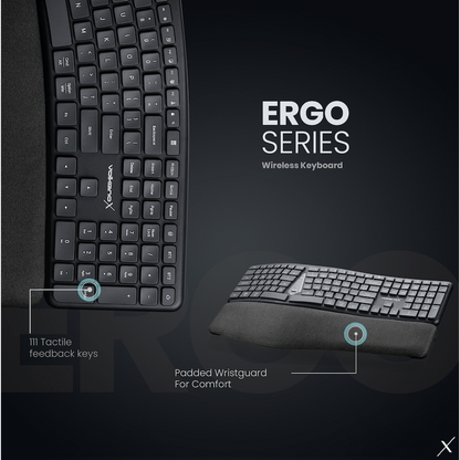VolkanoX Ergo Bluetooth Wireless Keyboard