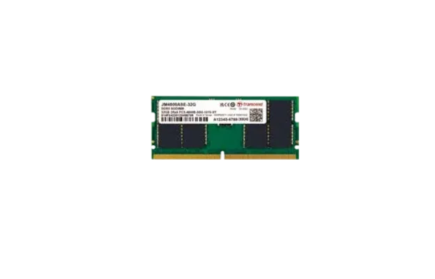 TRANSCEND JET MEMORY 32GB DDR5-5600 Unbuffered NOTEBOOK SO-DIMM 2RX8 CL46 (2Gx8)x16