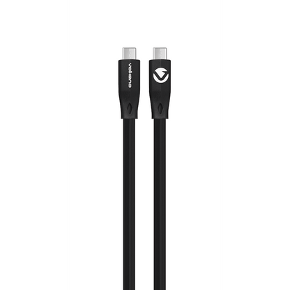 Volkano Slim Series Type-C to Type-C Cable 30W - Black (1.2m)