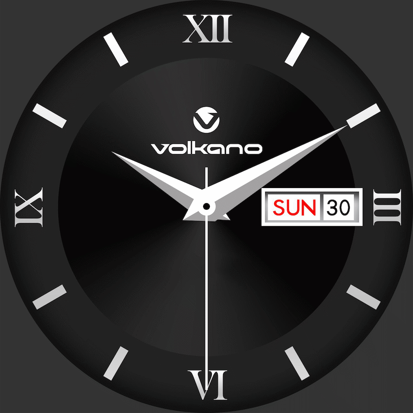 Volkano Forte Series Smart Watch with Leatherette Strap