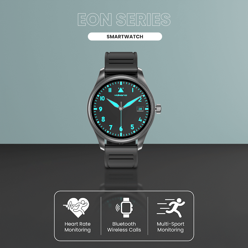 Volkano Eon - Smartwatch - Black