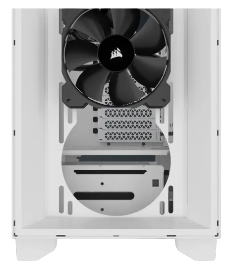 3000D AIRFLOW White Mid-Tower PC Case; 2x 3.5'' | 2x 2.5'' Drive Bays; Up to 360mm Radiator compatible; 2x 120mm fan incl