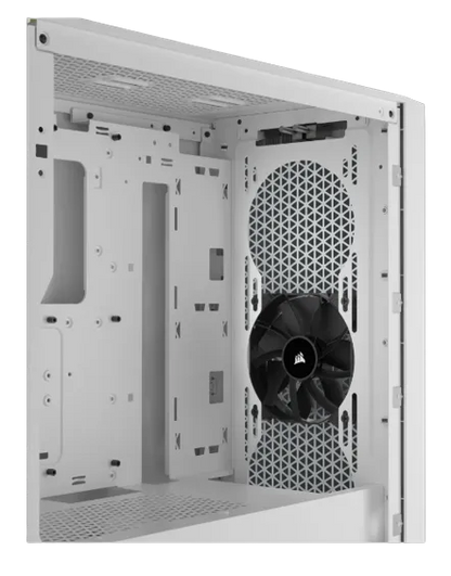 3000D AIRFLOW White Mid-Tower PC Case; 2x 3.5'' | 2x 2.5'' Drive Bays; Up to 360mm Radiator compatible; 2x 120mm fan incl
