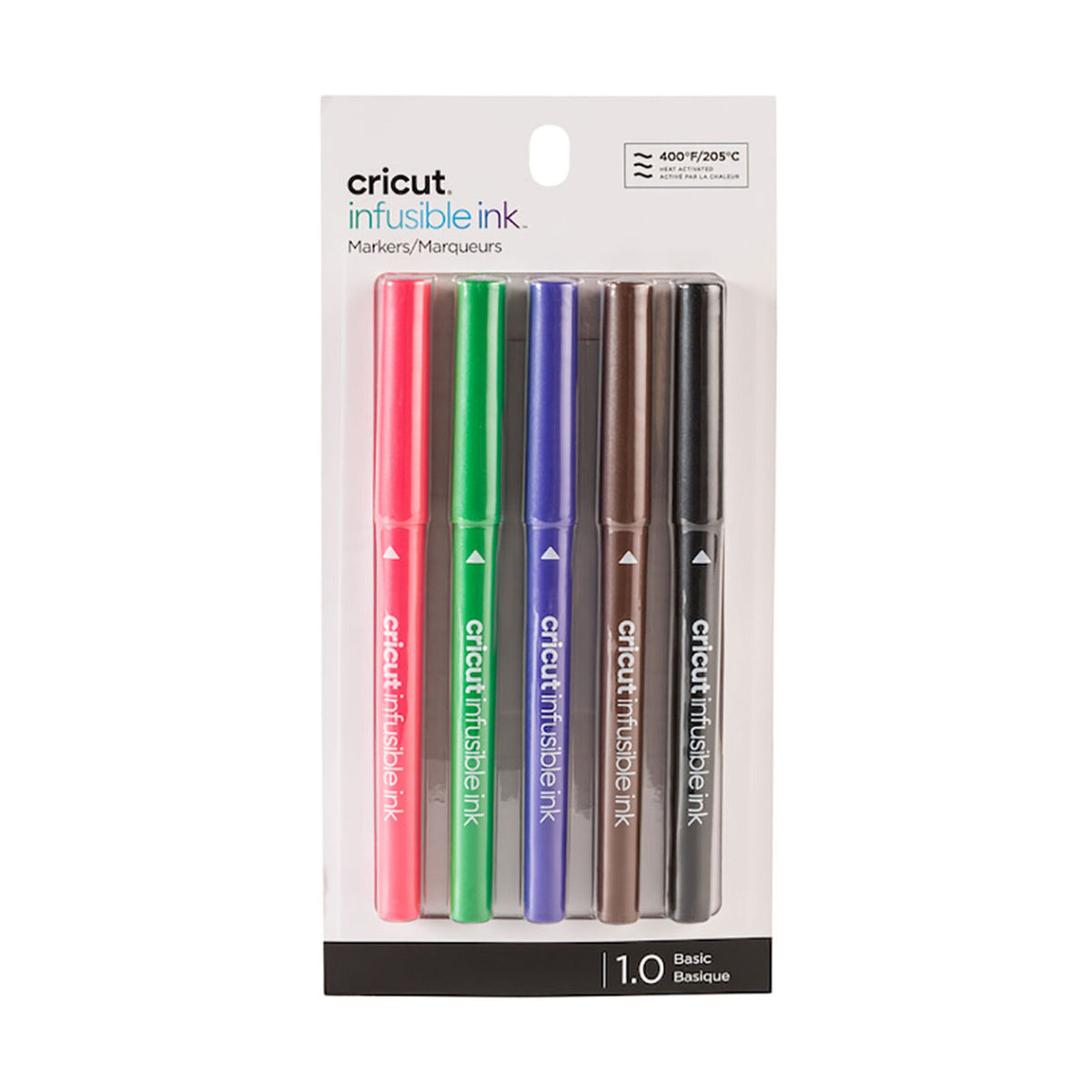 2006256 - Cricut Explore/Maker Infusible Ink Medium Point Pen Set 5-pack (Basics) 1.0mm