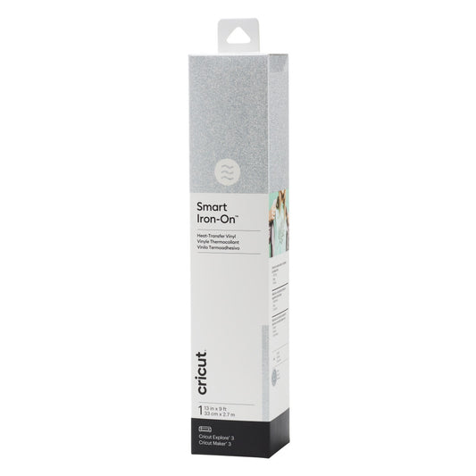 2008677 - Cricut Smart Iron-on 33x273cm 1 sheet (Glitter Silver)