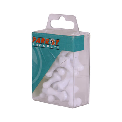 MAGNETS MAP PINS (25/BOX) WHITE 16mm