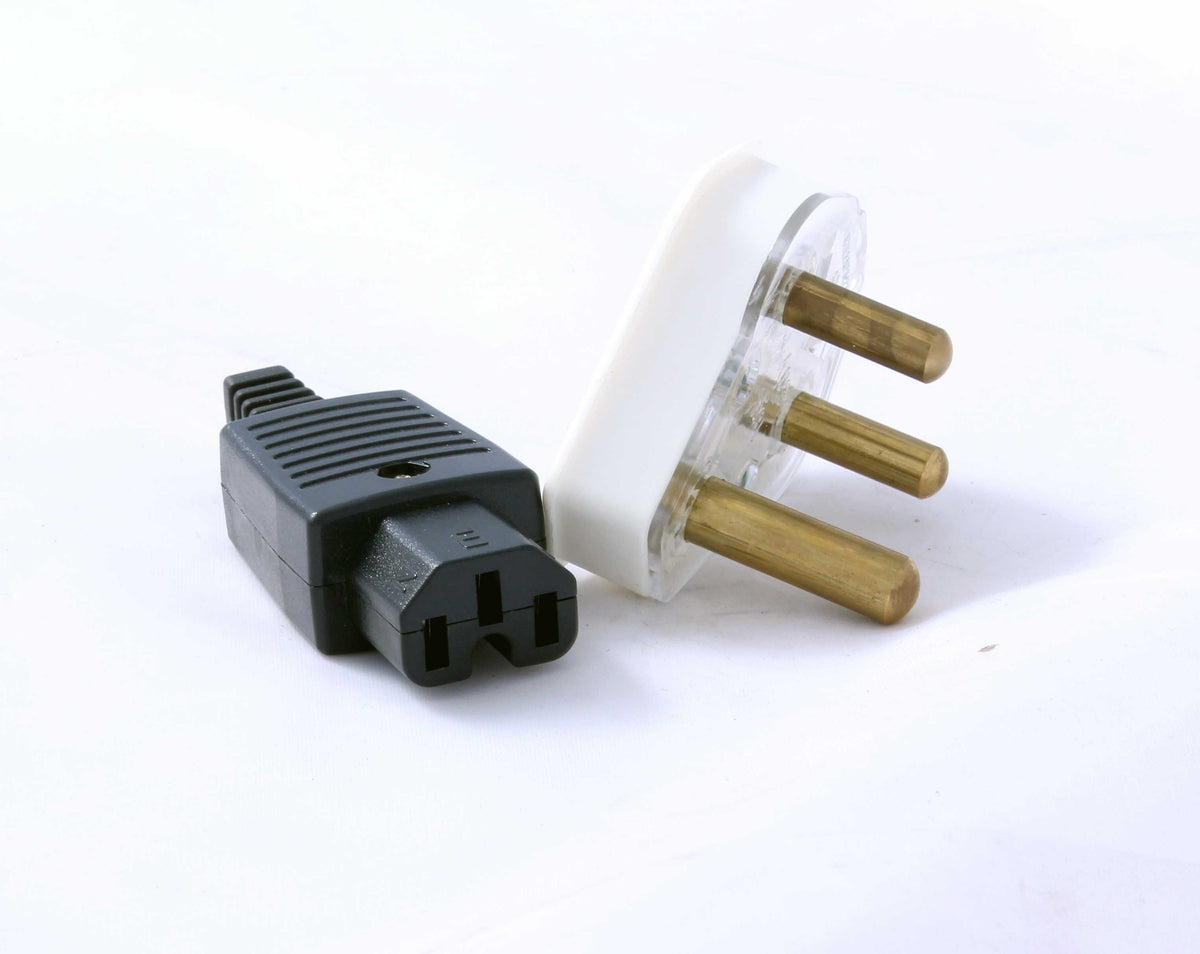 CABLE POWER PLUGS (1 x 3pin 1 x IEC)