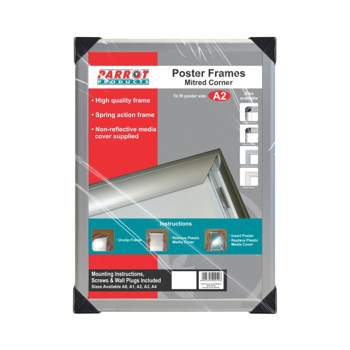 POSTER FRAME A2 655*480MM SINGLE MITRED