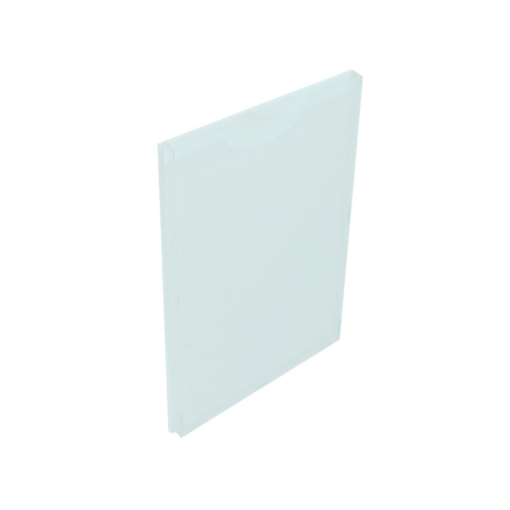 PERSPEX POCKET CLEAR / WHITE BACKING A4 PORTRAIT