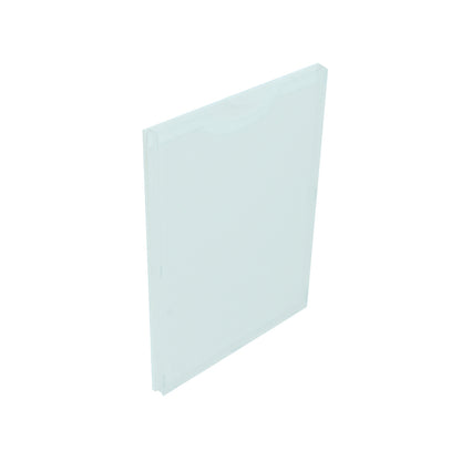 PERSPEX POCKET CLEAR / WHITE BACKING A4 PORTRAIT