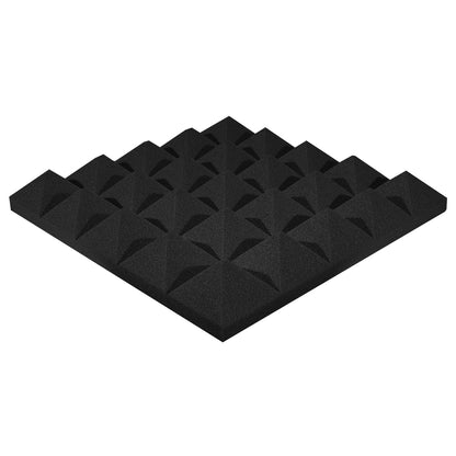 ACOUSTIC PANEL PYRAMIDFOAM 500MM X 500MM BLACK