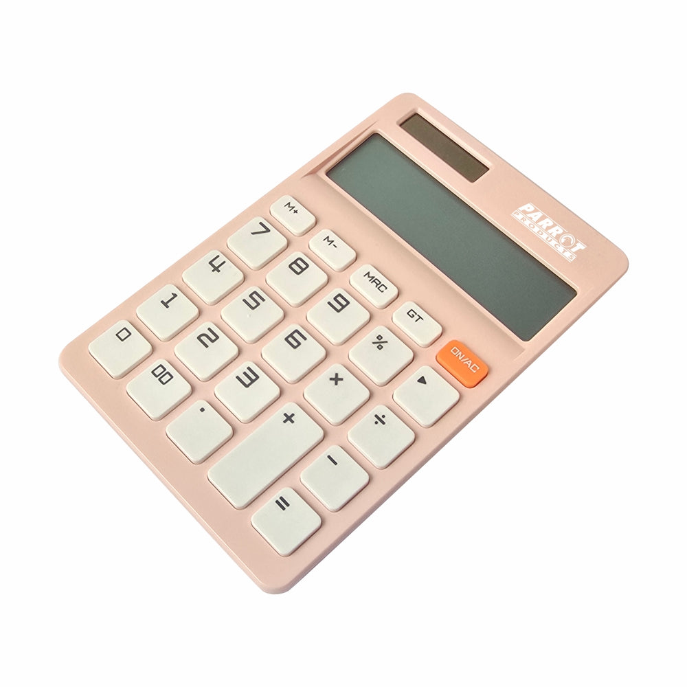 CALCULATOR DESKTOP 12 DIGIT - PINK
