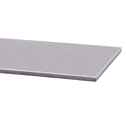 ALUMINIUM COMPOSITE PANEL 2440x1220x3mm BRUSHED ALUMINIUM