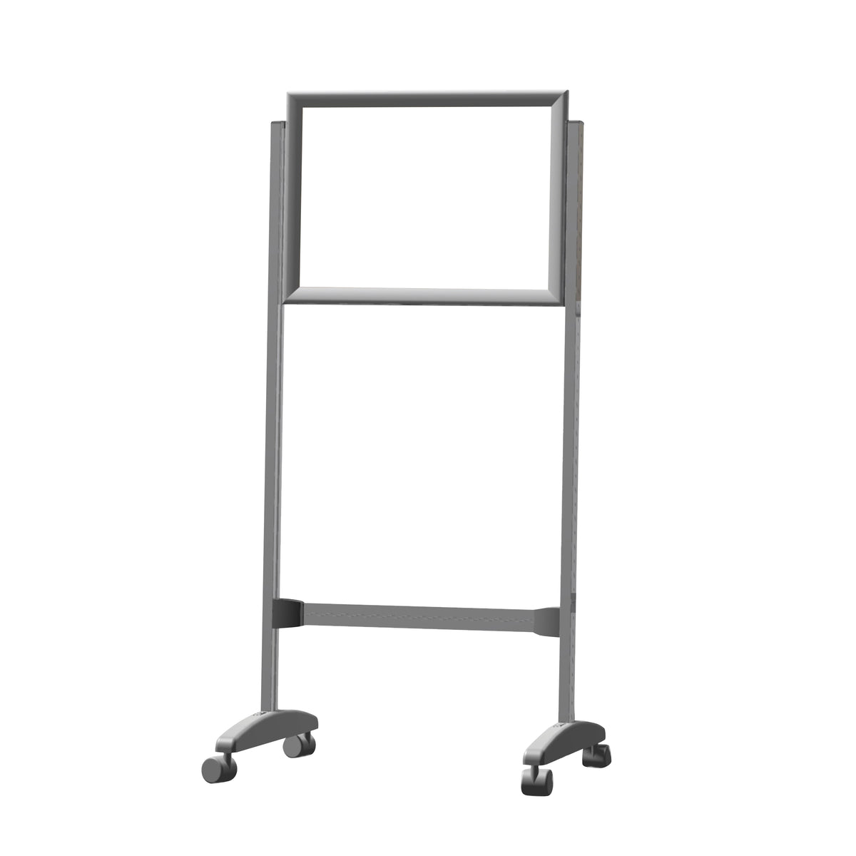 STAND POSTER FRAME CASTORS DOUBLE SIDED A1