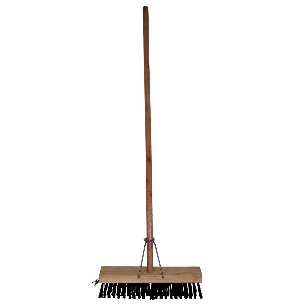 Platform Broom Black - Soft Fibre 305mm (12")
