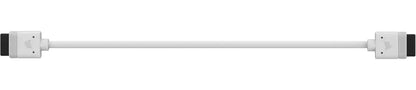 Corsair iCUE LINK Cable; 2x 200mm with Straight connectors; White
