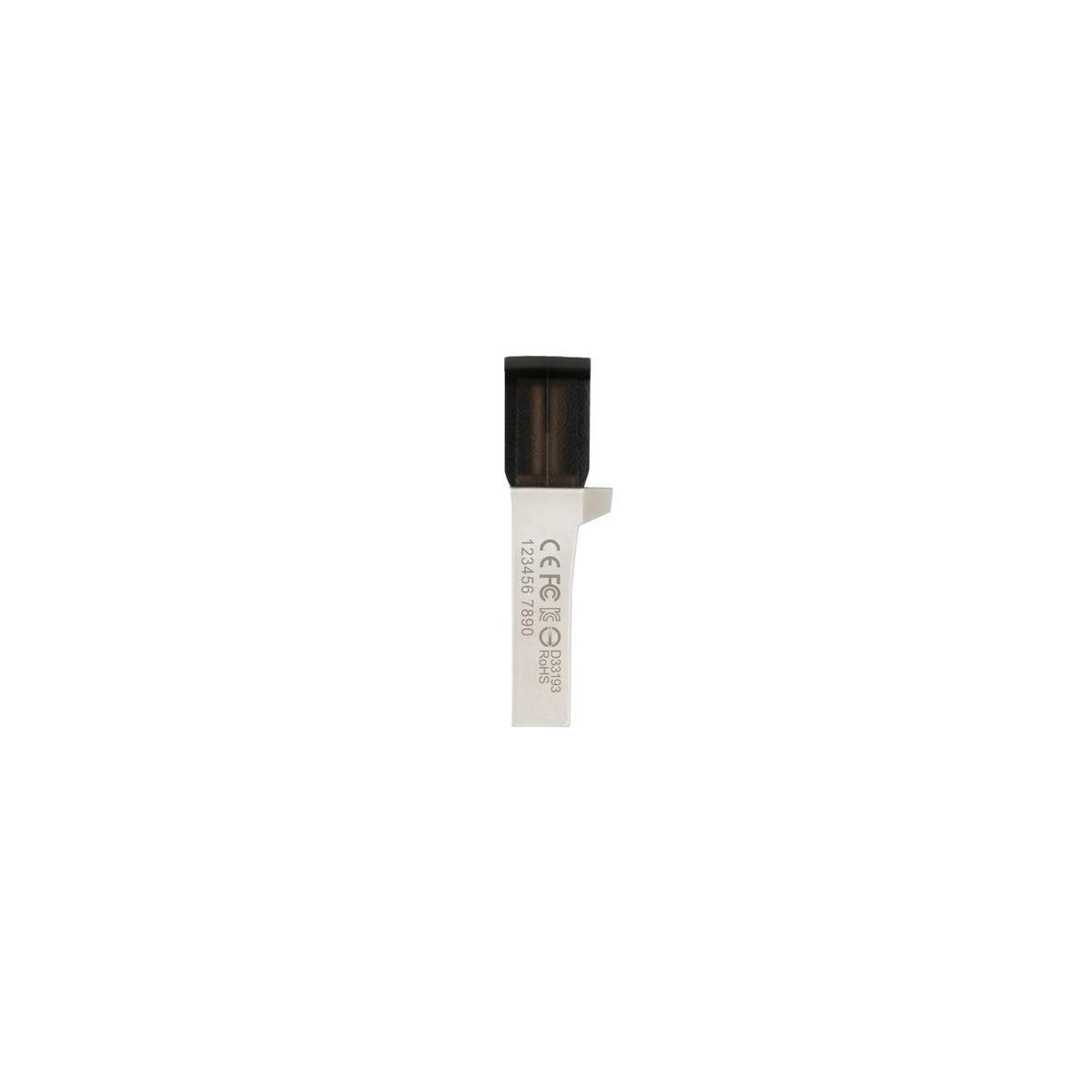 TRANSCEND 128GB JETFLASH 890 USB-C & USB 3.1 OTG FLASH DRIVE - SILVER