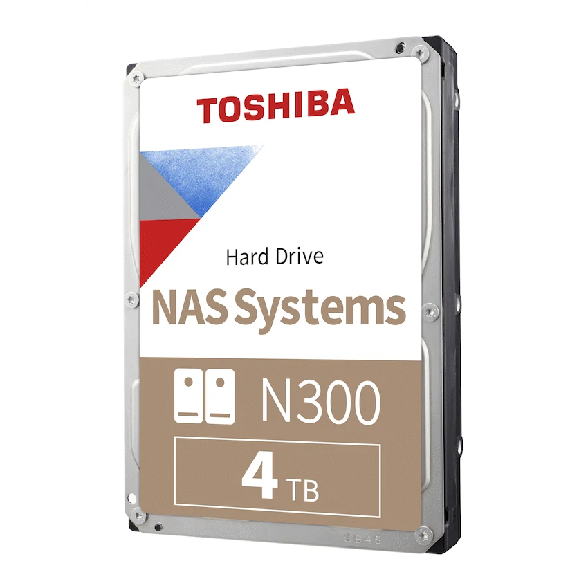 Toshiba N300 NAS Hard Drive 4TB SATA III (512MB/7200RPM)