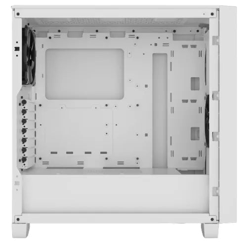 3000D AIRFLOW White Mid-Tower PC Case; 2x 3.5'' | 2x 2.5'' Drive Bays; Up to 360mm Radiator compatible; 2x 120mm fan incl