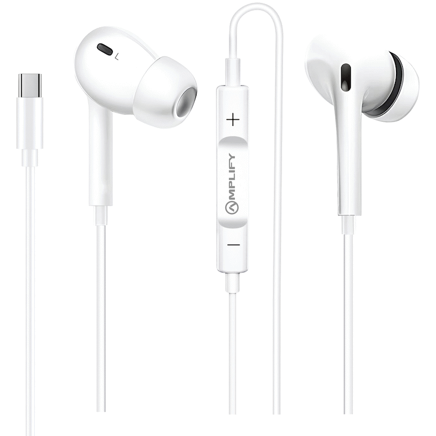 Amplify Soundlink Type-C Earphone - White
