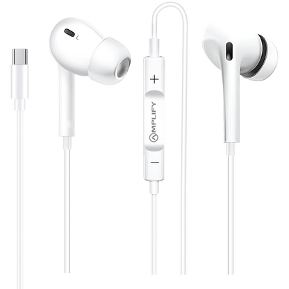 Amplify Soundlink Type-C Earphone - White