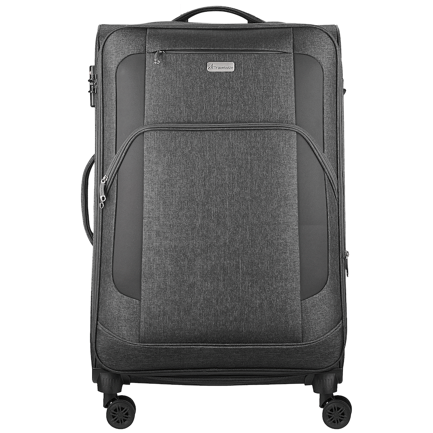 Travelwize Aurora 75cm 4-Wheel Spinner Trolley Case - Grey Melange