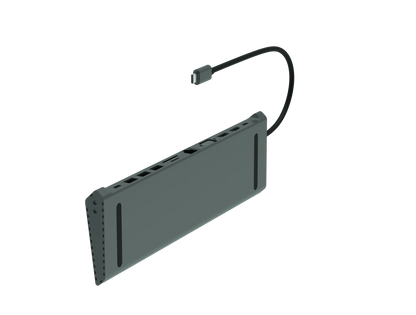 RCT 13-in-1 USB type C dock with 1 HDMI | 1 DP | 1 VGA | 3 USB 3.0 | 1 RJ45 | PD | 3.5mm audio & mic and SD/TF3.0 reader