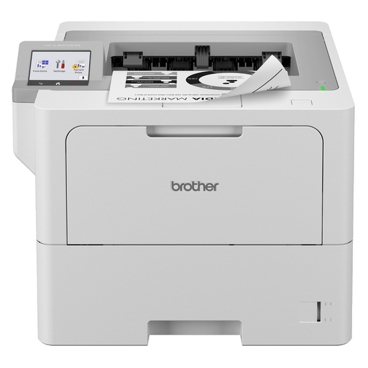 Brother High-Speed Monochrome Duplex Laser Printer with wired network capability (3YR onsite)