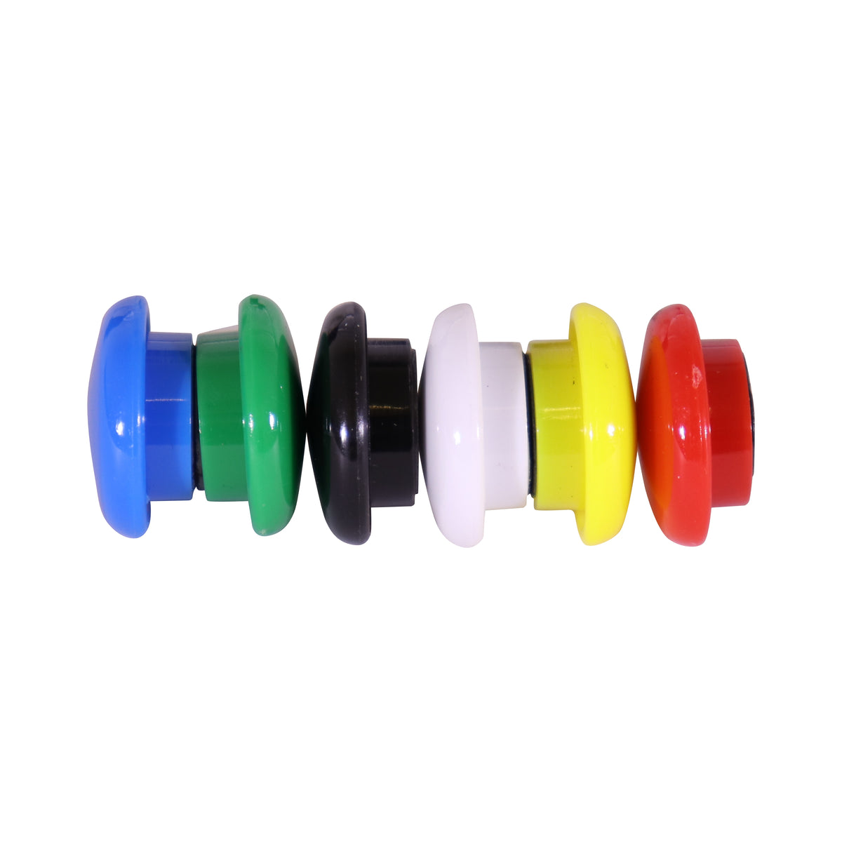MAGNETS CIRCLE 20mm (6/CARD) ASSORTED