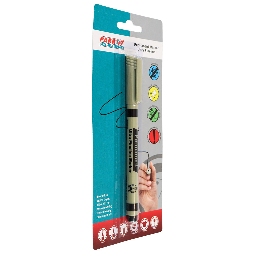 MARKER PERMANENT ULTRA FINELINE CARDED BLACK