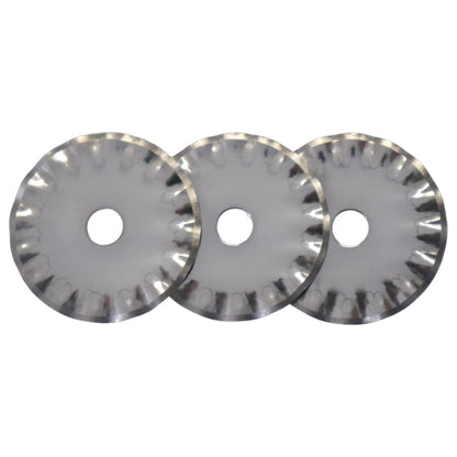 CRAFT KNIFE ROTARY BLADES 28mm PINKING