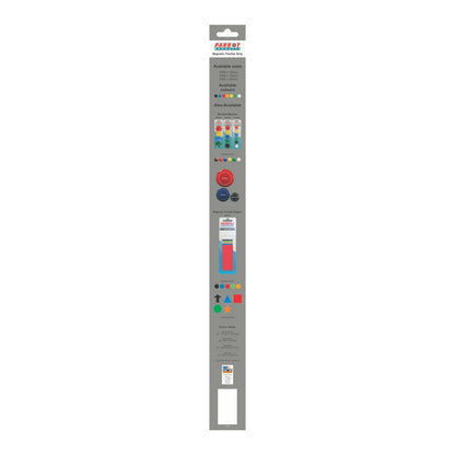 MAGNETIC FLEXIBLE STRIPS 1000*15MM ORANGE
