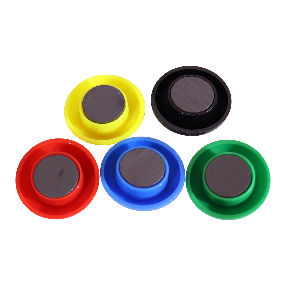 MAGNETS CIRCLE 30mm (5/CARD) ASSORTED