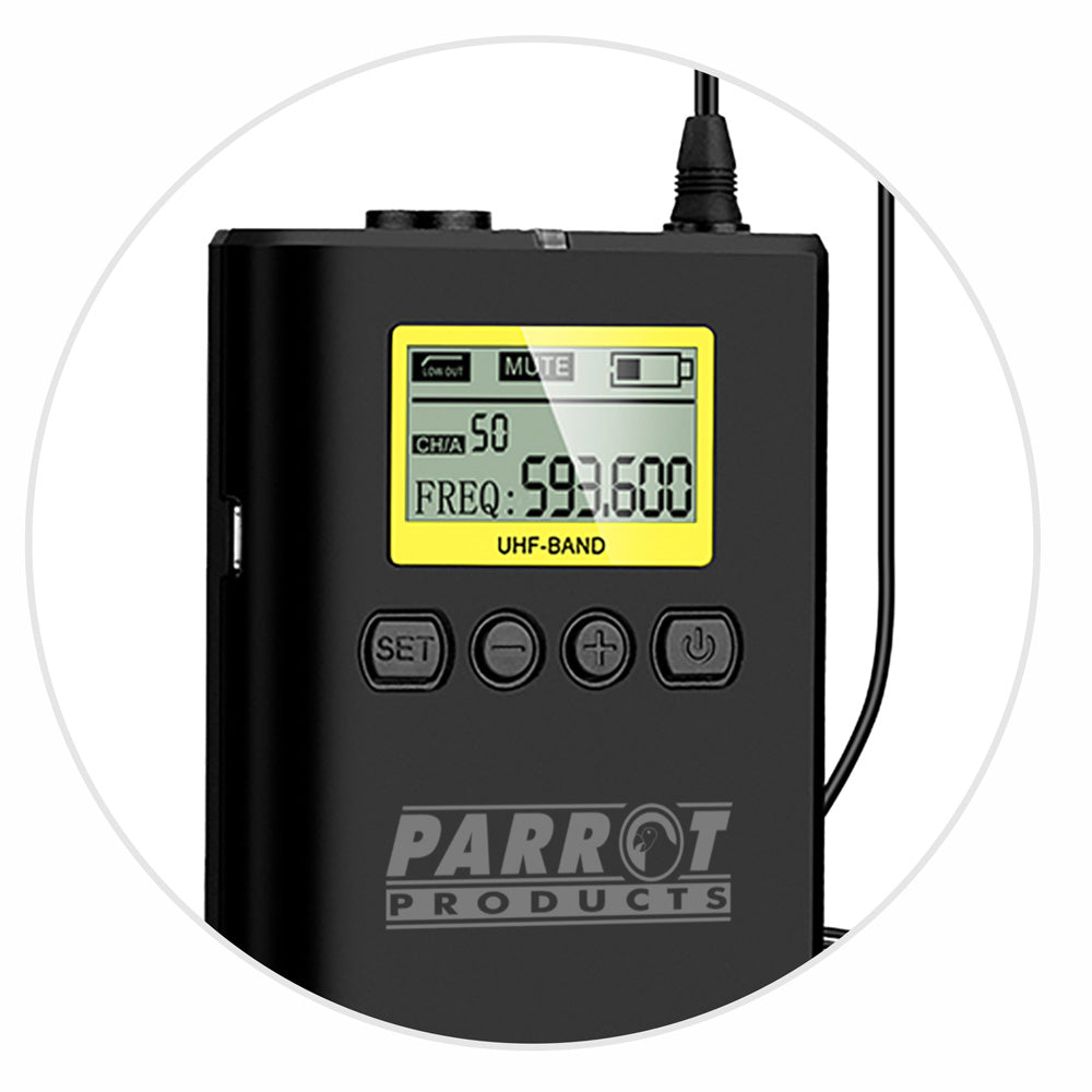 WIRELESS LAPEL MICROPHONE (DUAL CHANNEL)