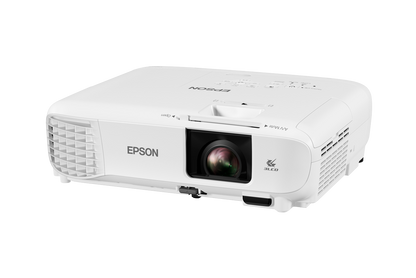 Epson 3800lm WXGA 1280x800 16:10 Lamp USB 2VGA 2HDMI RS-232C Wi-FiOptional LAN NoBag White Mobile/Install
