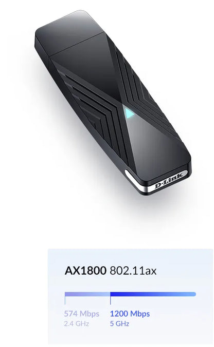 D-Link AX1800 Wi-Fi 6 USB Adapter