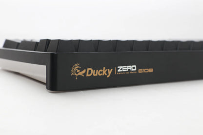 Ducky Keyboard Zero 6108 100% Mechanical Wireless Keyboard; RGB; USB 2.0 / 2.4GHz / BT - Cherry MX2A Speed Silver switches.