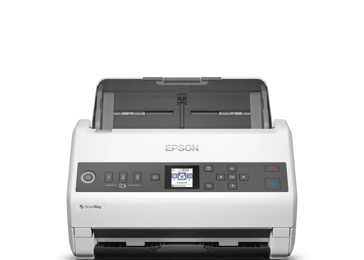 Epson WorkForce DS-730N-Sheetfeed;A4 A3 with stitching Duplex 600x600 DPI 40ppm Duty Cycle 4500;Ethernet