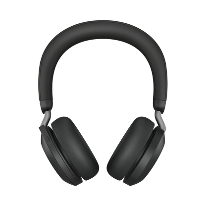 Jabra Evolve2 75 STEREO Headset with Link380a (USB-A) (MS Version) - With Deskstand (Black)