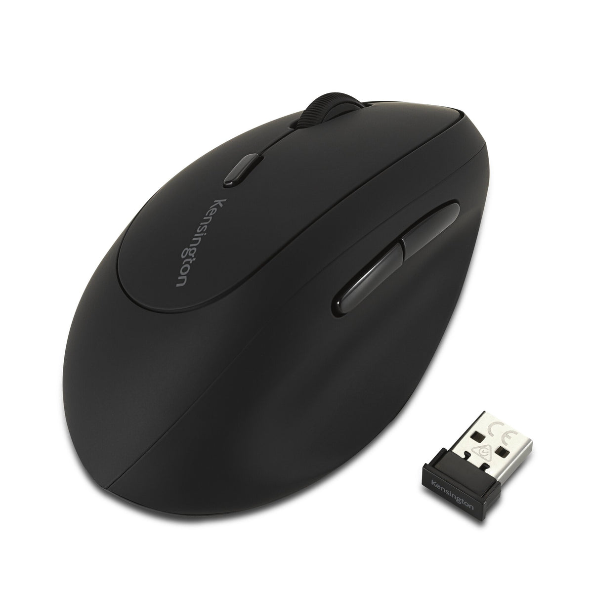 Kensington - Pro Fit Left-Handed Ergo Wireless Mouse - Black