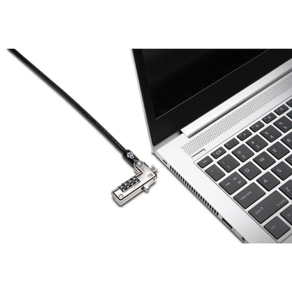 Kensington - NanoSaver Combination Laptop Locks - for Specific HP/Lenovo (Nano Slot) - Silver