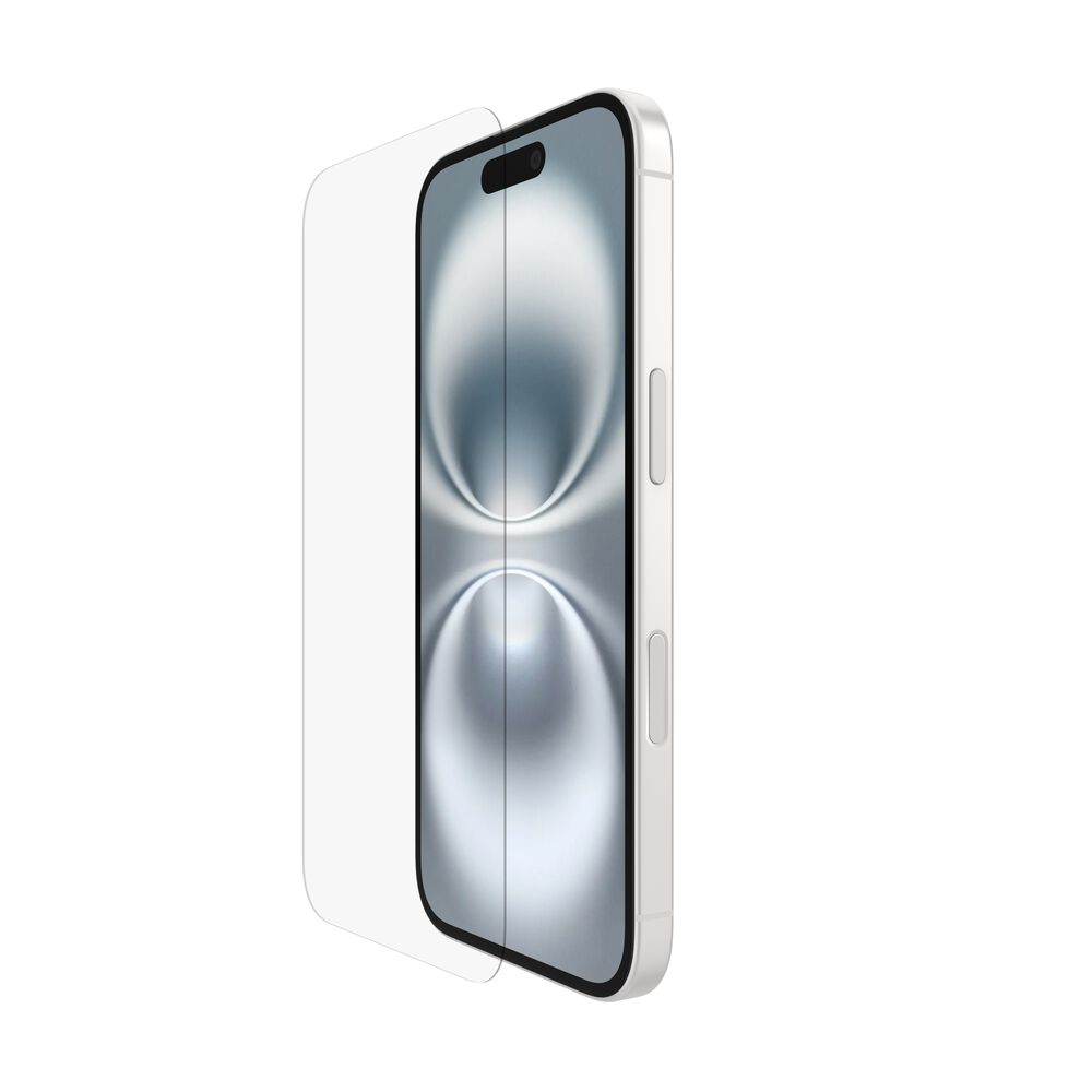 Belkin - ScreenForce InvisiGlass Treated Screen Protector for InvisiGlass Treated Screen Protector for iPhone 16/15/14 Pro