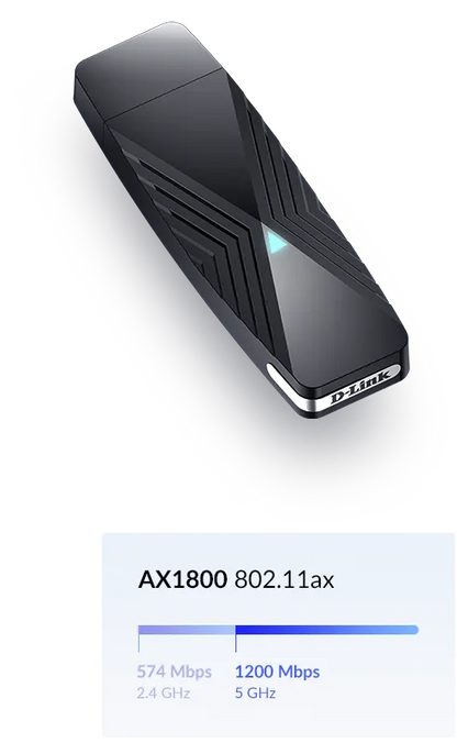 D-Link AX1800 Wi-Fi 6 USB Adapter
