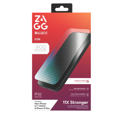 InvisibleShield Glass XTR4 Apple iP16 Plus/15 Plus Screen
